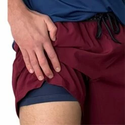 BRUCE BOLT 5" SHORT W/ LINER - MAROON -Baseball Equipment Sales 2024 bruce bolt 5 short w liner maroon shorts bruce bolt 739757
