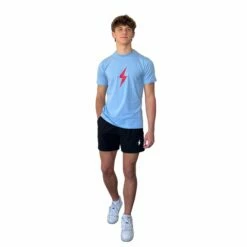 BRUCE BOLT "BOLT" Casual T-Shirt - BABY BLUE W/RED BOLT -Baseball Equipment Sales 2024 bruce bolt bolt casual t shirt baby blue wred bolt t shirt bruce bolt 253176