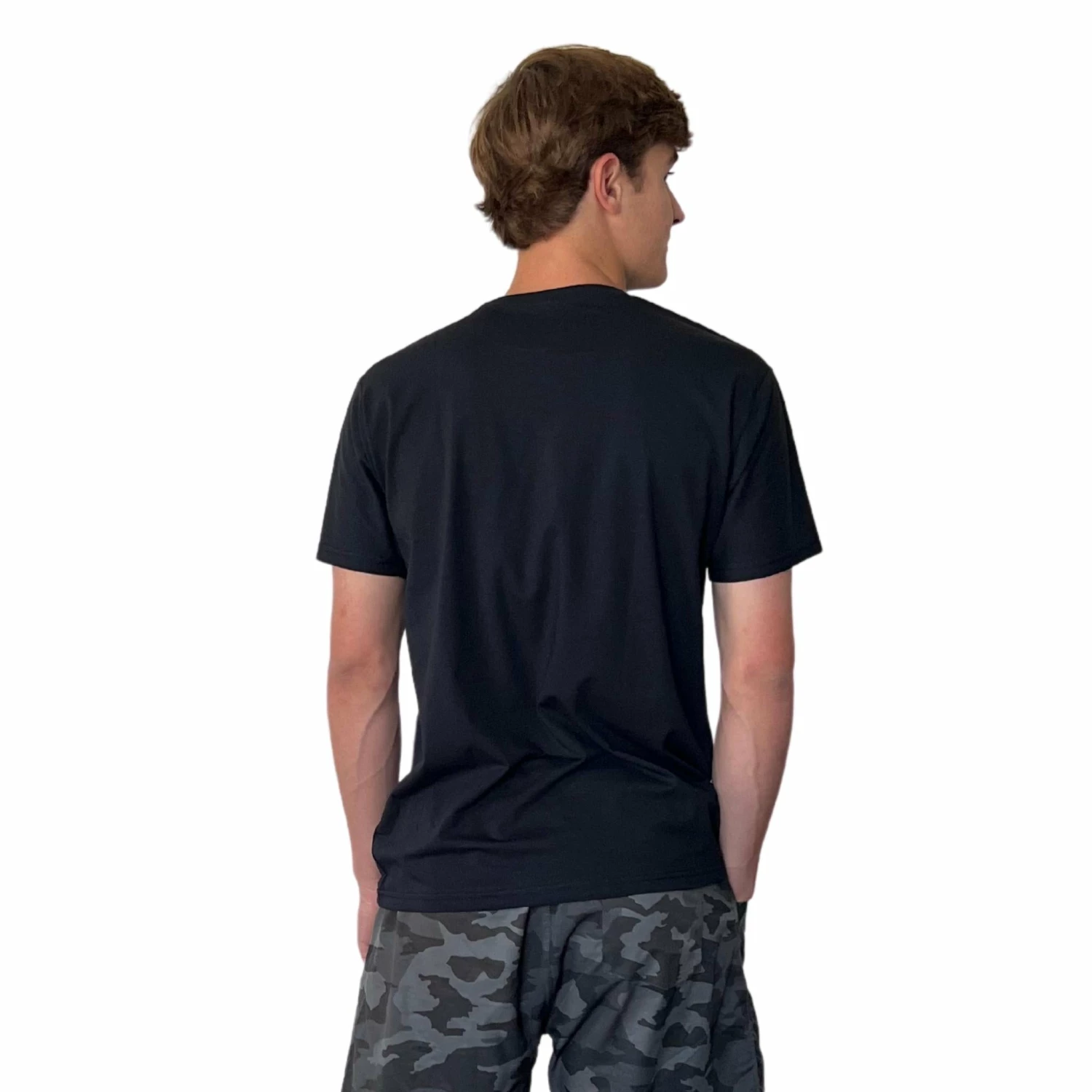 BRUCE BOLT "BOLT" Casual T-shirt - BLACK W/GOLD BOLT 4 BRUCE BOLT "BOLT" Casual T-shirt - BLACK W/GOLD BOLT - Image 2