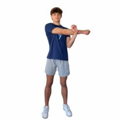 BRUCE BOLT "BOLT" Casual T-Shirt - NAVY W/ BABY BLUE BOLT -Baseball Equipment Sales 2024 bruce bolt bolt casual t shirt navy w baby blue bolt t shirt bruce bolt 731330