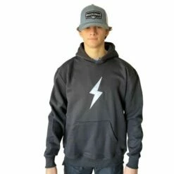 BRUCE BOLT "BOLT" Hoodie - BLACK