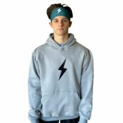 BRUCE BOLT "BOLT" Hoodie - GREY