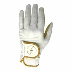 BRUCE BOLT GOLD Series Golf Glove - WHITE LEFT