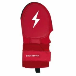 BRUCE BOLT Left Hand Sliding Mitt - RED LEFT