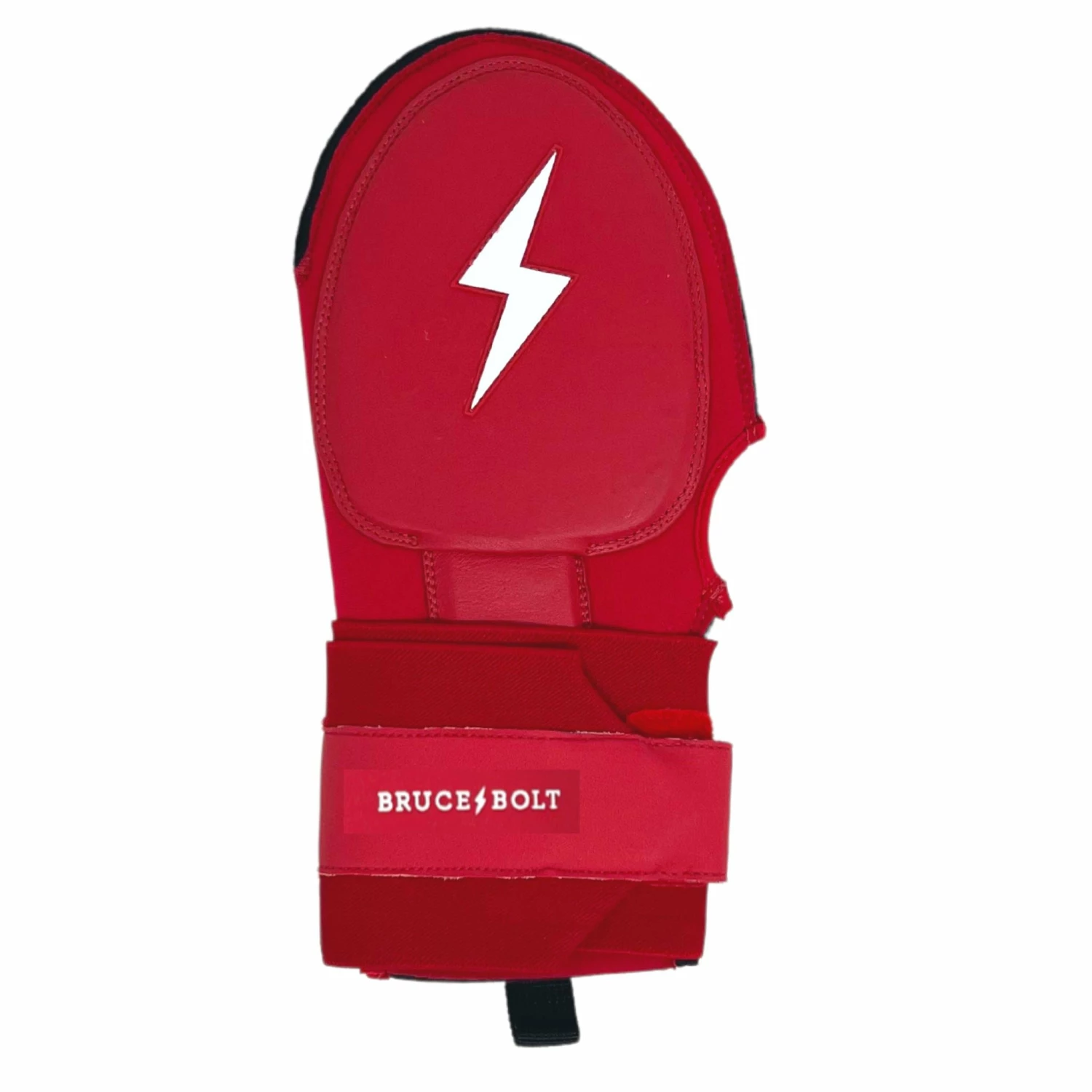 BRUCE BOLT Left Hand Sliding Mitt - RED LEFT 3 BRUCE BOLT Left Hand Sliding Mitt - RED LEFT