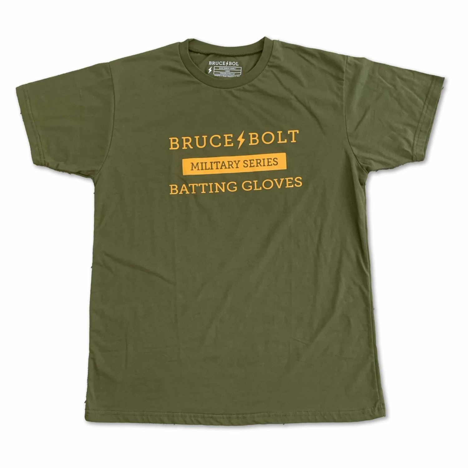 BRUCE BOLT "MILITARY SERIES" Tshirt - GREEN And YELLOW 7 BRUCE BOLT "MILITARY SERIES" Tshirt - GREEN And YELLOW - Image 5