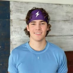 BRUCE BOLT Performance Headband - PURPLE -Baseball Equipment Sales 2024 bruce bolt performance headband purple bruce bolt 840867