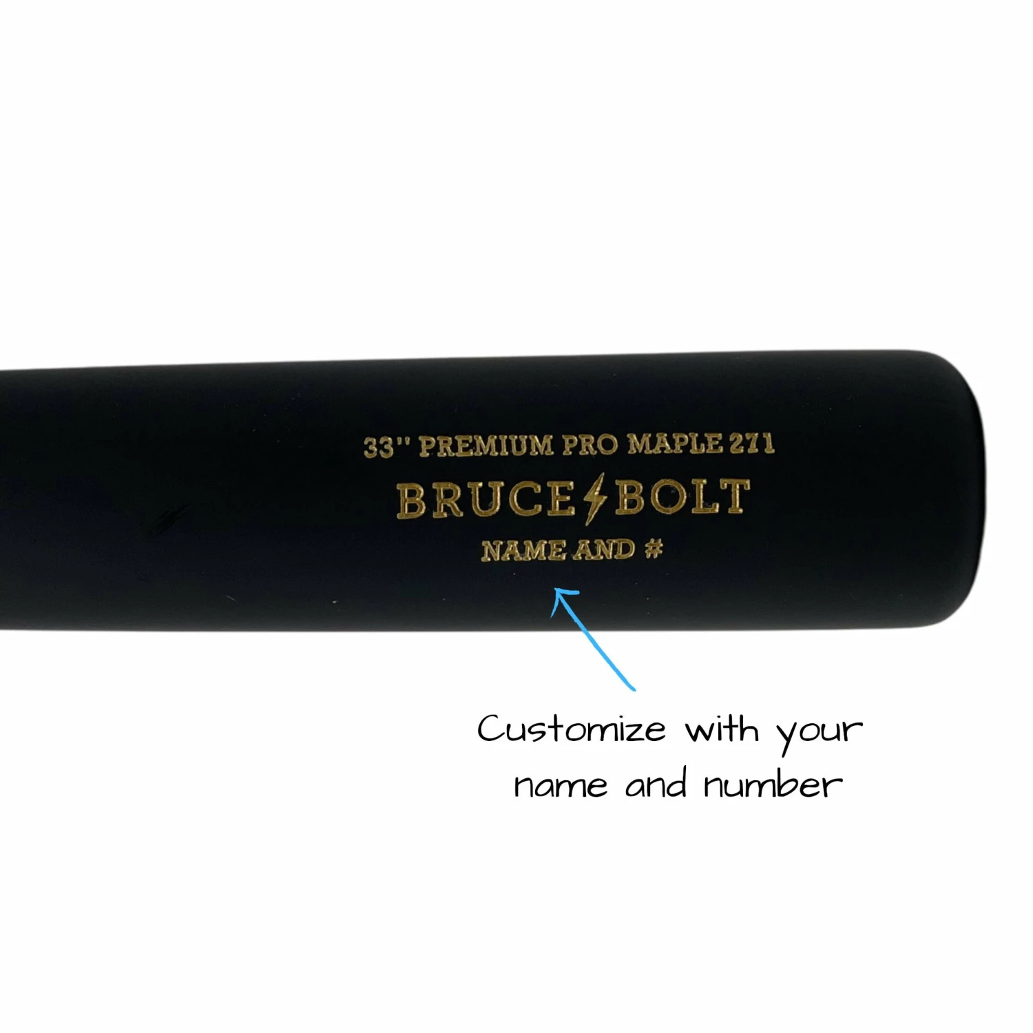 Bruce Bolt CUSTOM PREMIUM PRO Wood Bat - 271 And 271Y Model 4 Bruce Bolt CUSTOM PREMIUM PRO Wood Bat - 271 And 271Y Model - Image 2