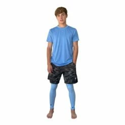 BRUCE BOLT Xtra Long Compression Leg Sleeves (pair) - BABY BLUE -Baseball Equipment Sales 2024 bruce bolt xtra long compression leg sleeve baby blue bruce bolt 564525
