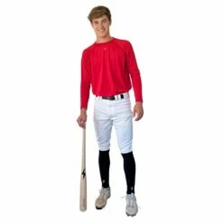 BRUCE BOLT Xtra Long Compression Leg Sleeves (pair) - BLACK -Baseball Equipment Sales 2024 bruce bolt xtra long compression leg sleeve black bruce bolt 494035