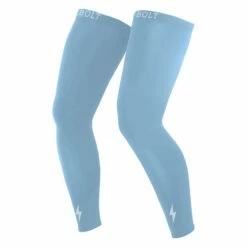 BRUCE BOLT Xtra Long Compression Leg Sleeves (pair) - BABY BLUE