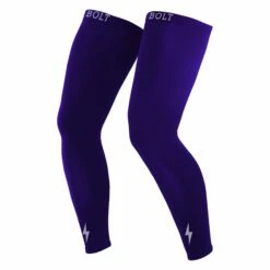 BRUCE BOLT Xtra Long Compression Leg Sleeves (pair) - PURPLE